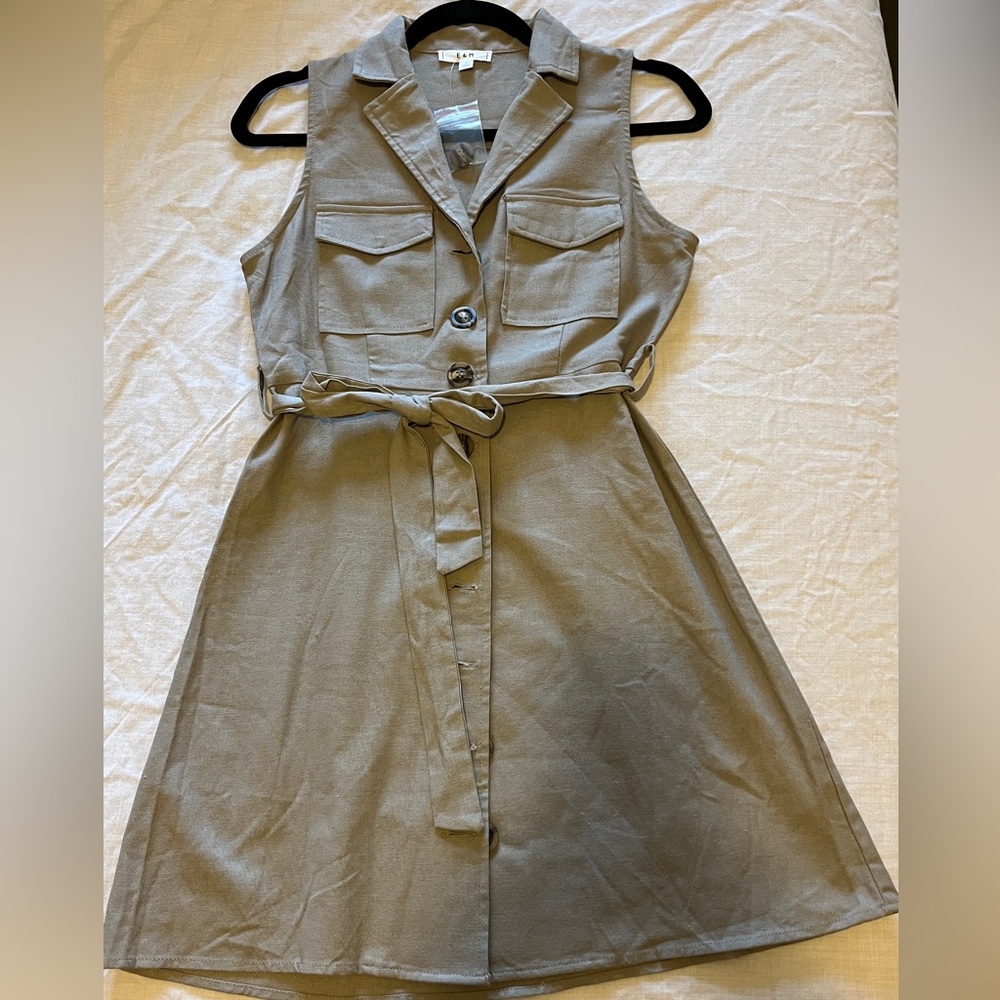 Olive/Brown Dress